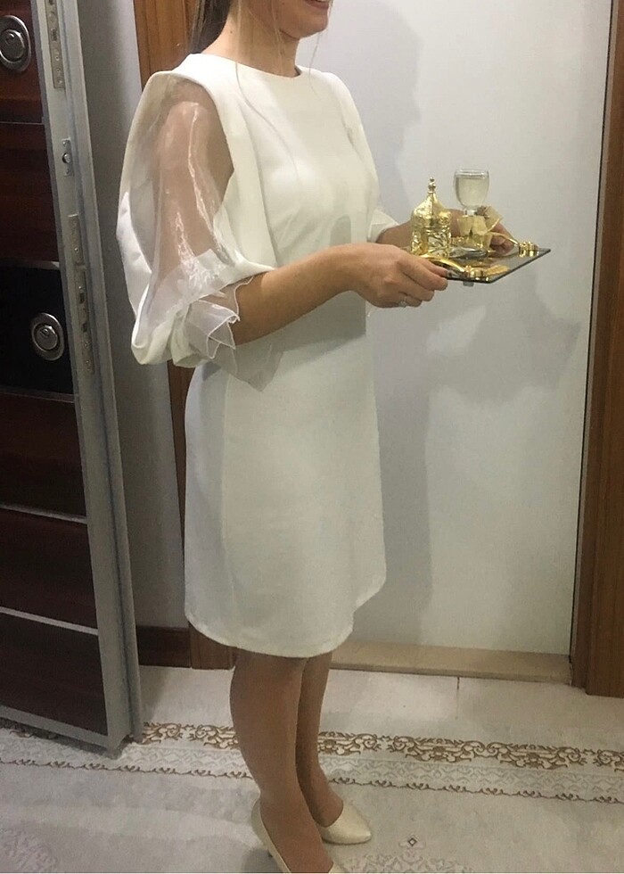 Beyaz elbise - Görsel 2