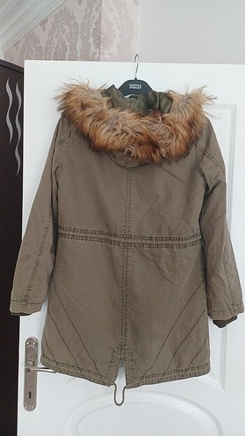 Mavi jeans parka - Görsel 2