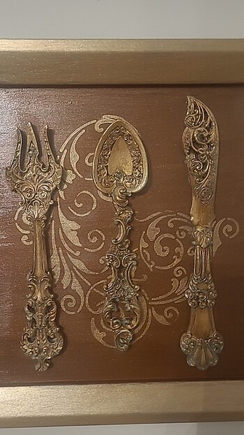 Beden altın Renk HANDMADE TABLO