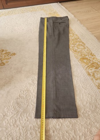 Diger Gri Normal Boy Kemerli Erkek Pantolon - Görsel 5