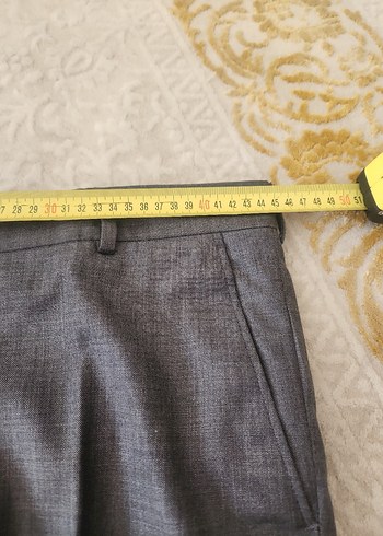 Diger Gri Normal Boy Kemerli Erkek Pantolon - Görsel 2