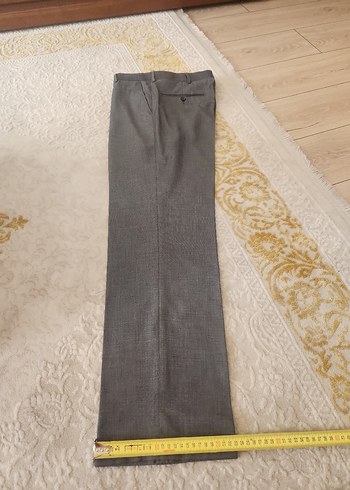 Diger Gri Normal Boy Kemerli Erkek Pantolon - Görsel 7