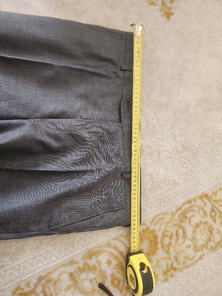 Diger Gri Normal Boy Kemerli Erkek Pantolon - Görsel 3