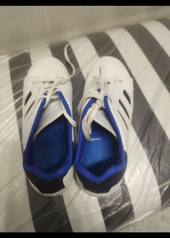 Beyaz Bağcıklı Kadın Spor Ayakkabı - Görsel 3