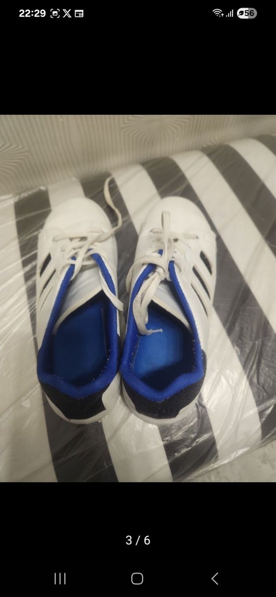 Beyaz Bağcıklı Kadın Spor Ayakkabı - Görsel 3