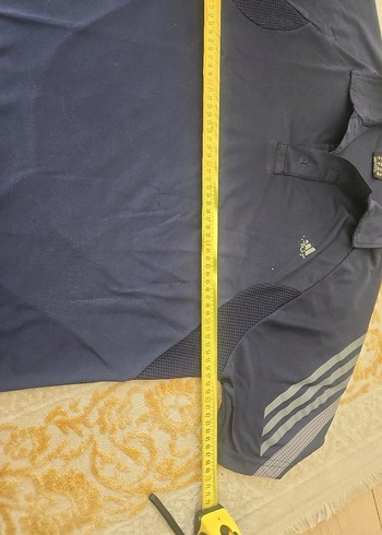 Adidas Erkek Gri Kısa Kollu Polo Tişört - Görsel 4