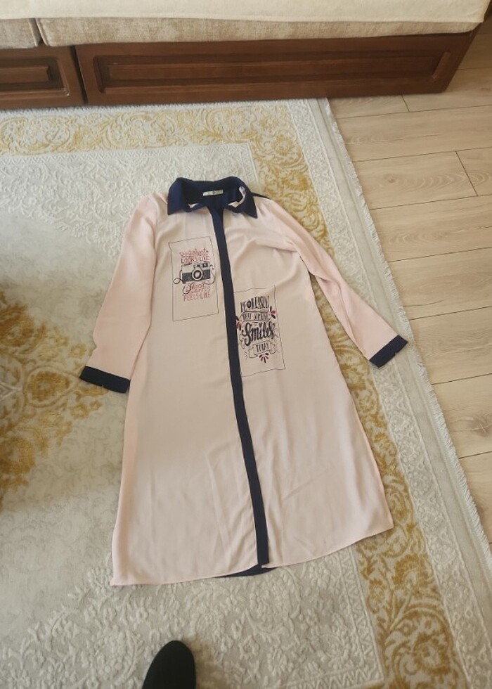 Seçil uzun tunik elbise - Görsel 3