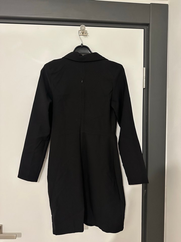 Sıfır Etiketli Siyah Blazer Model Mini Elbise - Görsel 4