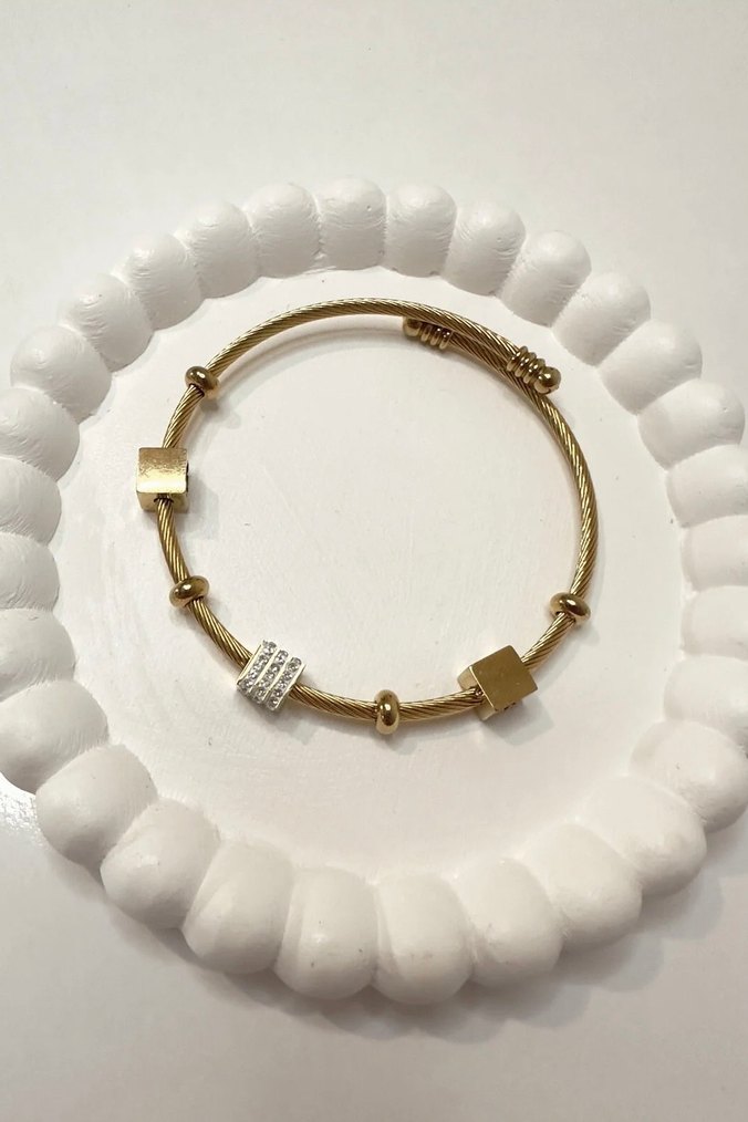 Sıfır Etiketli Kararma Yapmayan Gold Bileklik - Görsel 2