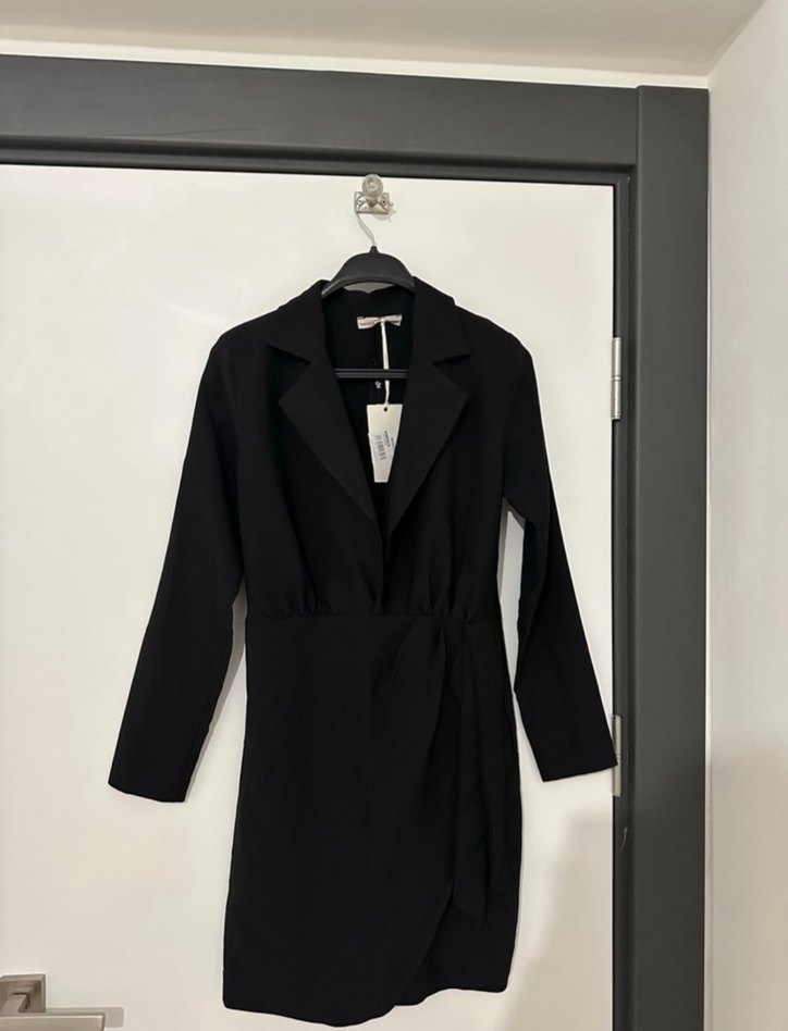 Sıfır Etiketli Siyah Blazer Model Elbise - Görsel 4