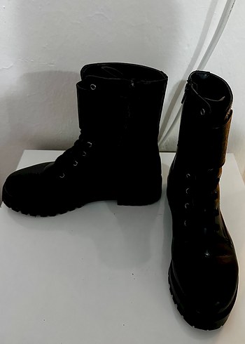 Polaris 40 Numara Siyah Postal Bot  Kalın Taban  Kışlık - Görsel 3