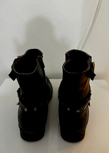 Kinetix Siyah Tokalı Biker/Postal Bot  Günlük Kışlık Çok Temiz - Görsel 2