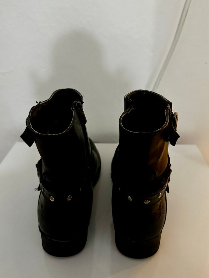 Kinetix Siyah Tokalı Biker/Postal Bot  Günlük Kışlık Çok Temiz - Görsel 2