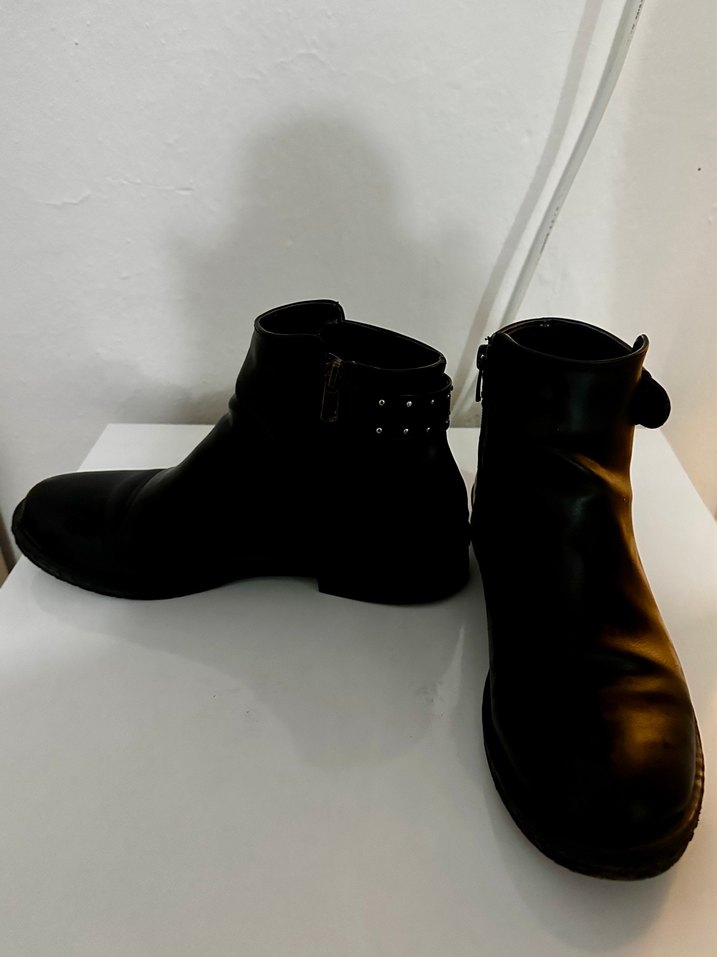 Polaris Siyah Bilek Bot  Tokalı Günlük Şık Model (Çok Temiz) - Görsel 3