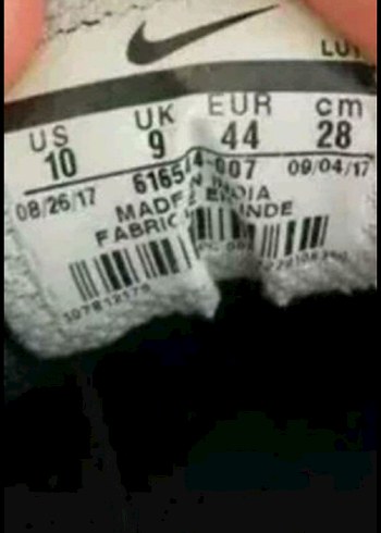 Erkek Siyah Nike Spor Ayakkabı - Görsel 5