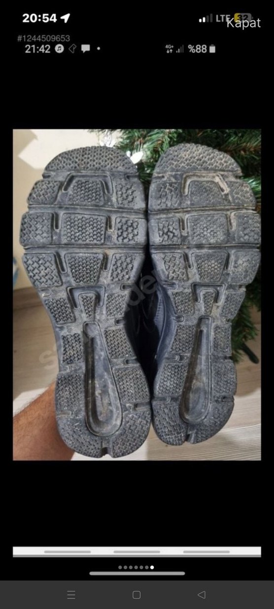 Erkek Siyah Nike Spor Ayakkabı - Görsel 4