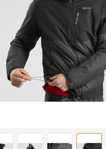 Erkek Siyah Mont - Görsel 7