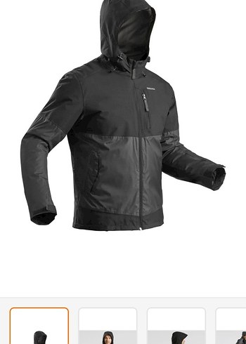 Erkek Siyah Mont - Görsel 2