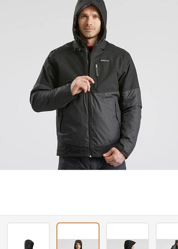 Erkek Siyah Mont - Görsel 3