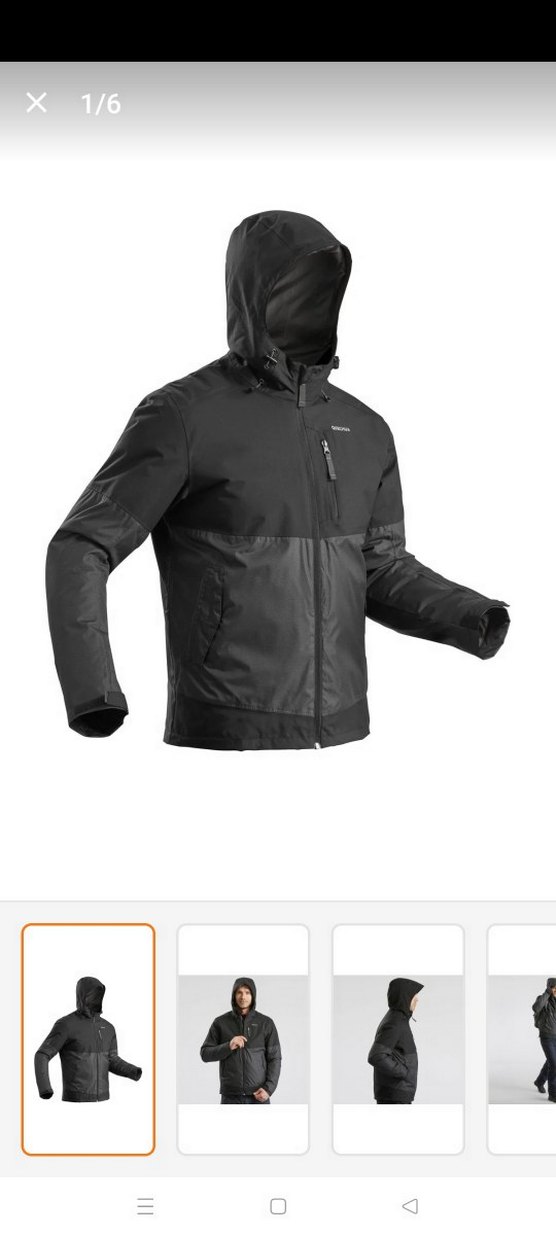 Erkek Siyah Mont - Görsel 2