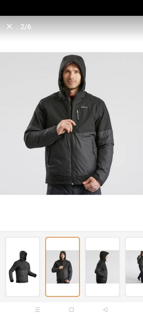 Erkek Siyah Mont - Görsel 3