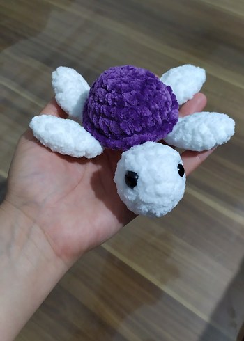 Mor Kabuklu Peluş Kaplumbağa Oyuncak
