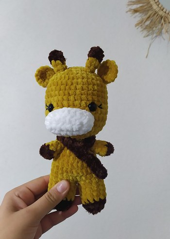 amigurumi zürafa Peluş Oyuncak