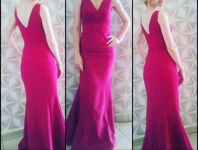 Pembe elbise