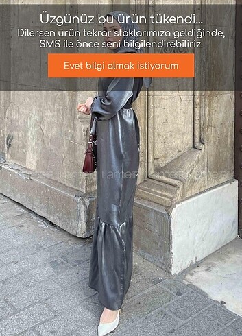 m Beden Uzun elbise