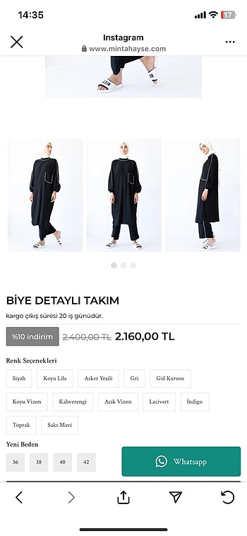 Pantolon-tunik takım - Görsel 5