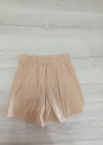 9 Yaş Beden Bej Kız Çocuk Düz Basic Etek