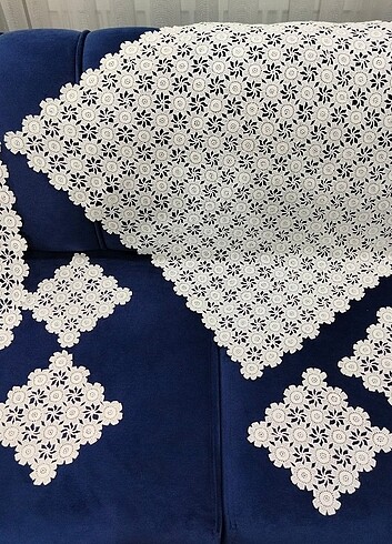 Dantel masa takımı - Görsel 3