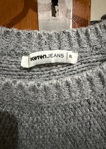 Gri Örgü Kadın Kazak - Görsel 6