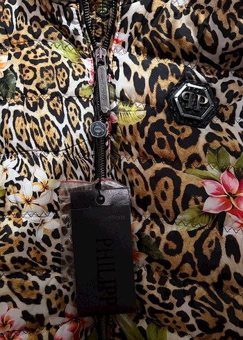 Kürk Detaylı Desenli Bayan Yelek - Görsel 6