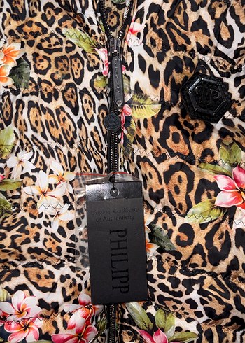 Kürk Detaylı Desenli Bayan Yelek - Görsel 2