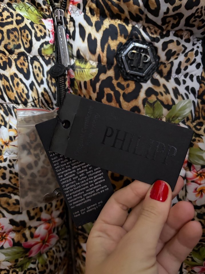 Kürk Detaylı Desenli Bayan Yelek - Görsel 5