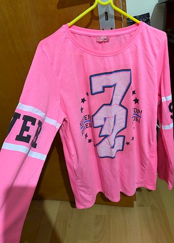 Pembe Uzun Kollu Kız Tişörtü - Görsel 2