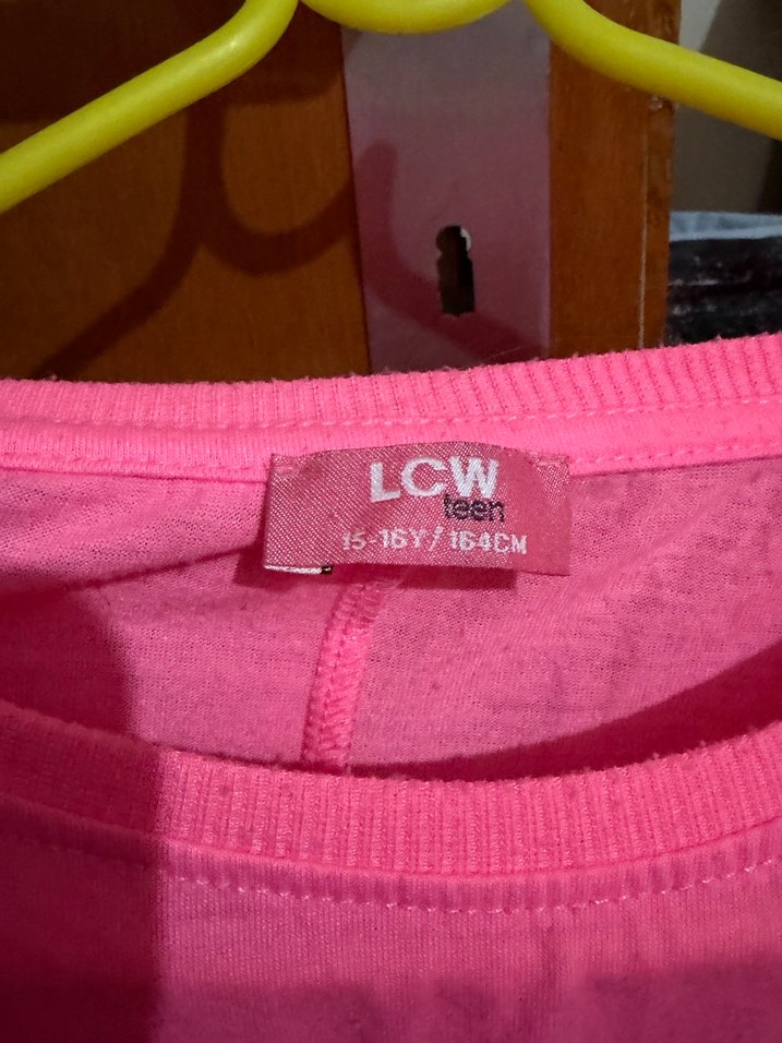 Pembe Uzun Kollu Kız Tişörtü - Görsel 3