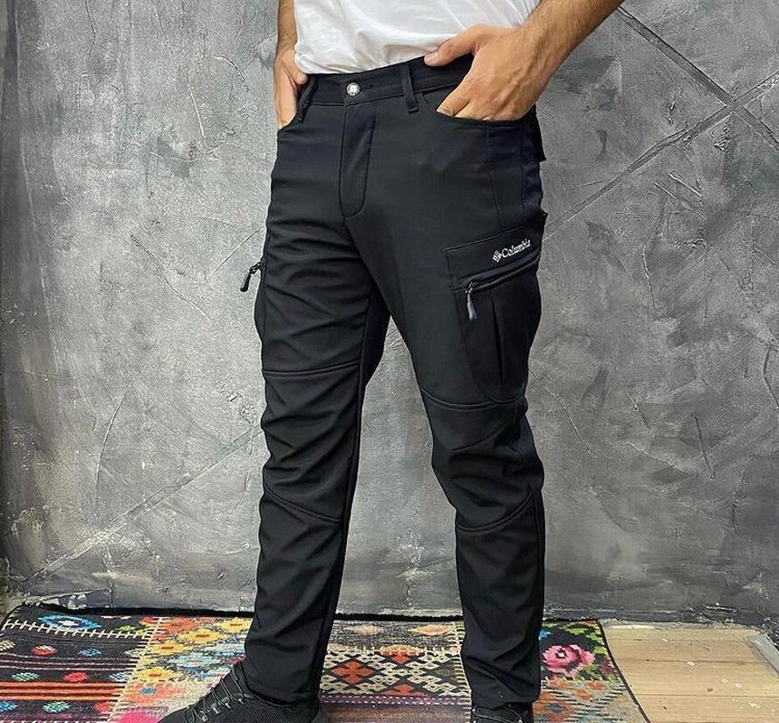 Columbia Siyah Kıslik ici polarlıPantolon - Görsel 2