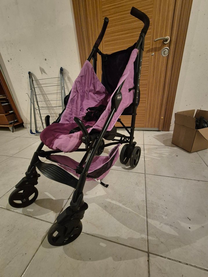 Chicco mor bebek arabası - Görsel 2