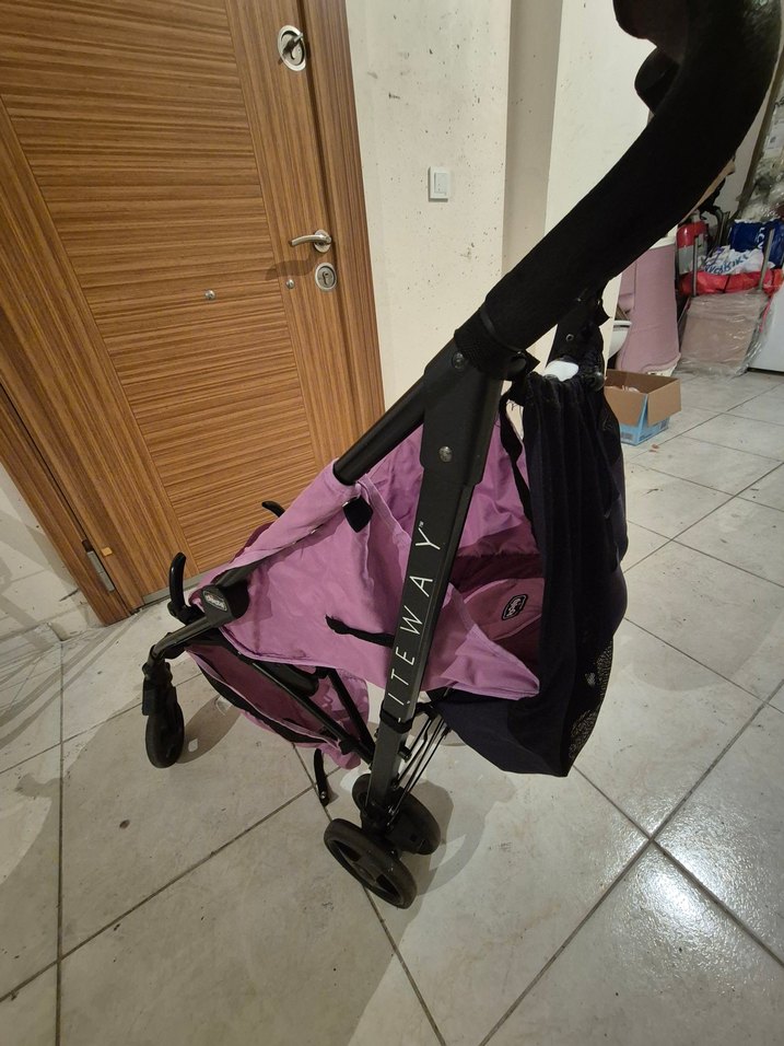 Chicco mor bebek arabası - Görsel 3