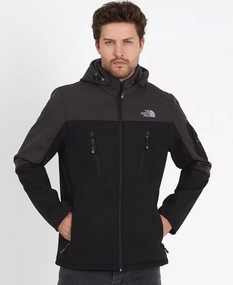 sugecirmez sofjel kumaş Columbia Siyah Fermuarlı Erkek Mont - Görsel 3