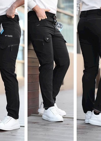 Siyah Kemerli Erkek Günlük Spor Pantolon - Görsel 3