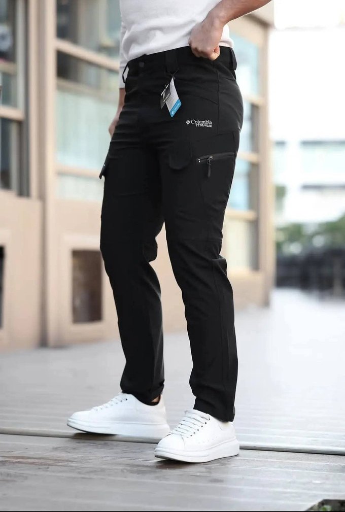 Siyah Kemerli Erkek Günlük Spor Pantolon - Görsel 2