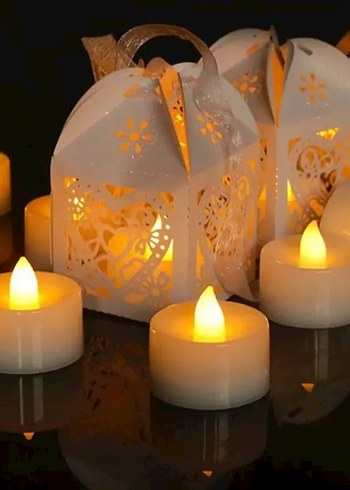 Sarı LED Mumlar Seti 24lü - Görsel 4