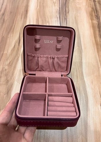 Bordo LiZAY Makyaj Organizeri - Görsel 2