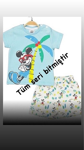 Mickey Mouse Lisanslı Erkek Çocuk Takım 3 yaş