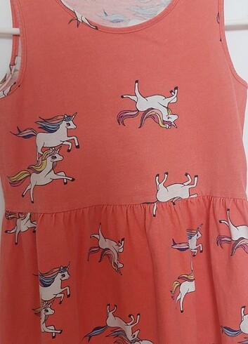 9 Yaş Beden pembe Renk H&M ELBİSE 