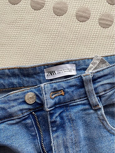 Zara yüksek bel skinny jean 36 kot mavisi