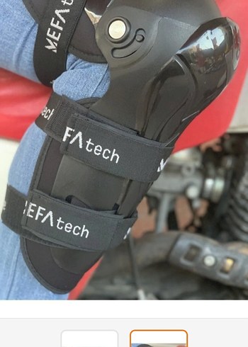 Siyah Motosiklet Dizliği Bantlı - Görsel 2